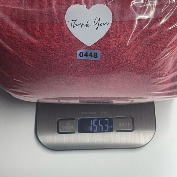 BP. Candy Red Cable Knit Turtleneck Sweater N0448 - Picture 8 of 8